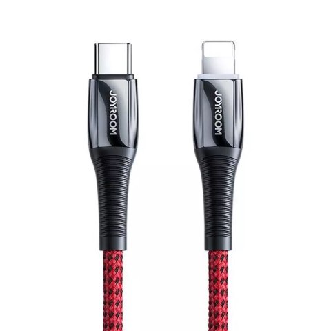 Joyroom Joyroom kabel przewód USB Typ C - Lightning Power Delivery 20W 2,4A 1,2m czerwony (S-1224K2 Red) Joyroom Joyroom kabel przewód USB Typ C - Lightning Power Delivery 20W 2,4A 1,2m czerwony (S-1224K2 Red)