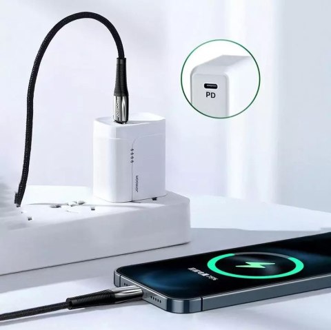 Joyroom Joyroom kabel przewód USB Typ C - Lightning Power Delivery 20W 2,4A 1,2m czerwony (S-1224K2 Red) Joyroom Joyroom kabel przewód USB Typ C - Lightning Power Delivery 20W 2,4A 1,2m czerwony (S-1224K2 Red)