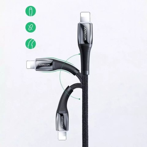 Joyroom Joyroom kabel przewód USB Typ C - Lightning Power Delivery 20W 2,4A 1,2m czerwony (S-1224K2 Red) Joyroom Joyroom kabel przewód USB Typ C - Lightning Power Delivery 20W 2,4A 1,2m czerwony (S-1224K2 Red)