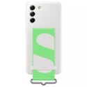 Samsung Samsung Strap Silicone Cover etui pokrowiec do Samsung Galaxy S21 FE biały (EF-GG990TWE)