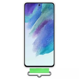Samsung Samsung Strap Silicone Cover etui pokrowiec do Samsung Galaxy S21 FE biały (EF-GG990TWE)