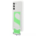 Samsung Samsung Strap Silicone Cover etui pokrowiec do Samsung Galaxy S21 FE biały (EF-GG990TWE)