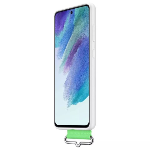 Samsung Samsung Strap Silicone Cover etui pokrowiec do Samsung Galaxy S21 FE biały (EF-GG990TWE) Samsung Samsung Strap Silicone Cover etui pokrowiec do Samsung Galaxy S21 FE biały (EF-GG990TWE)