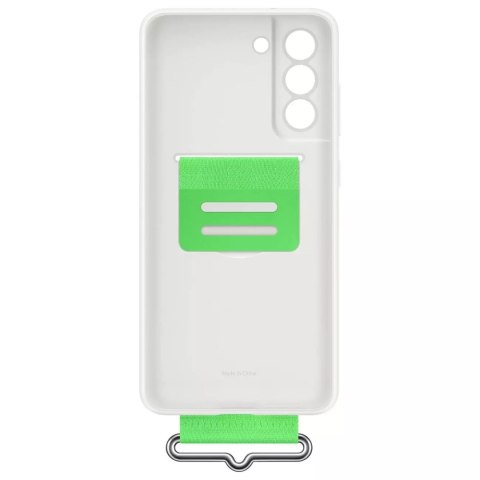 Samsung Samsung Strap Silicone Cover etui pokrowiec do Samsung Galaxy S21 FE biały (EF-GG990TWE) Samsung Samsung Strap Silicone Cover etui pokrowiec do Samsung Galaxy S21 FE biały (EF-GG990TWE)