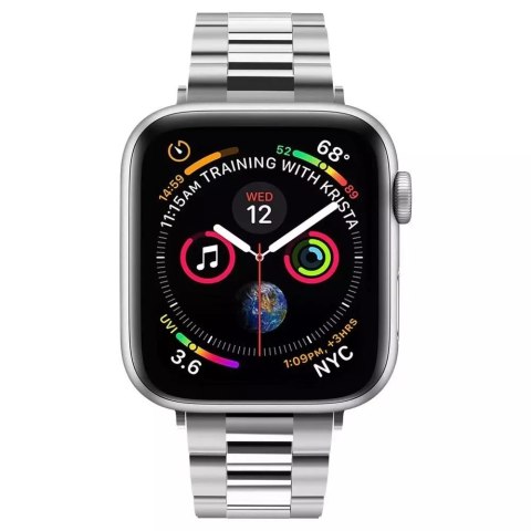 Spigen Bransoleta Spigen modern fit band apple watch 4 / 5 / 6 / 7 / 8 / se (38 / 40 / 41 mm) silver Spigen Bransoleta Spigen modern fit band apple watch 4 / 5 / 6 / 7 / 8 / se (38 / 40 / 41 mm) silver