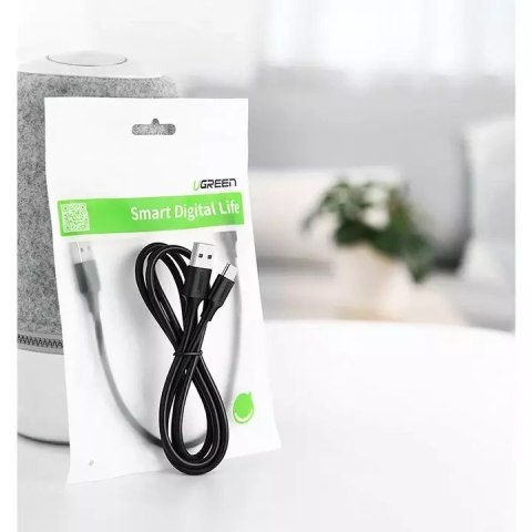 UGreen Ugreen kabel przewód USB - USB Typ C 2 A 0,5m czarny (60115) UGreen Ugreen kabel przewód USB - USB Typ C 2 A 0,5m czarny (60115)