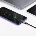 UGreen Ugreen kątowy kabel przewód USB Typ C - USB Typ C Power Delivery 60 W 20 V 3 A 2 m czarno-szary (US255 50125)