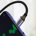 UGreen Ugreen kątowy kabel przewód USB Typ C - USB Typ C Power Delivery 60 W 20 V 3 A 2 m czarno-szary (US255 50125)