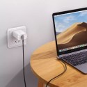 UGreen Ugreen kątowy kabel przewód z bocznym wtykiem USB Typ C - USB Typ C Power Delivery Quick Charge FCP 3 A 1 m szary (70529 US323)