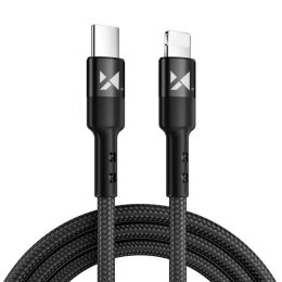 Wozinsky Wozinsky kabel przewód USB Typ C - Lightning Power Delivery 18W 2m czarny (WUC-PD-CL2B)