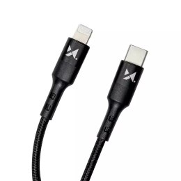 Wozinsky Wozinsky kabel przewód USB Typ C - Lightning Power Delivery 18W 2m czarny (WUC-PD-CL2B)