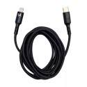 Wozinsky Wozinsky kabel przewód USB Typ C - Lightning Power Delivery 18W 2m czarny (WUC-PD-CL2B)