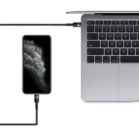 Wozinsky Wozinsky kabel przewód USB Typ C - Lightning Power Delivery 18W 2m czarny (WUC-PD-CL2B) Wozinsky Wozinsky kabel przewód USB Typ C - Lightning Power Delivery 18W 2m czarny (WUC-PD-CL2B)