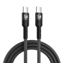 Wozinsky Wozinsky kabel przewód USB Typ C - USB Typ C Power Delivery 18W 1m czarny (WUC-PD-CC1B)