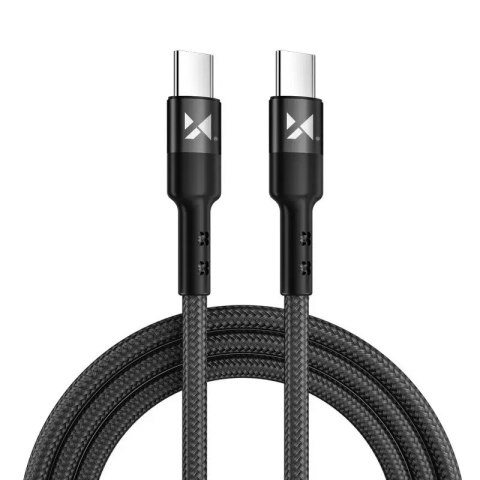 Wozinsky Wozinsky kabel przewód USB Typ C - USB Typ C Power Delivery 18W 1m czarny (WUC-PD-CC1B) Wozinsky Wozinsky kabel przewód USB Typ C - USB Typ C Power Delivery 18W 1m czarny (WUC-PD-CC1B)
