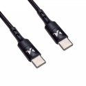 Wozinsky Wozinsky kabel przewód USB Typ C - USB Typ C Power Delivery 18W 1m czarny (WUC-PD-CC1B)