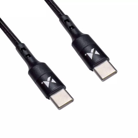 Wozinsky Wozinsky kabel przewód USB Typ C - USB Typ C Power Delivery 18W 1m czarny (WUC-PD-CC1B) Wozinsky Wozinsky kabel przewód USB Typ C - USB Typ C Power Delivery 18W 1m czarny (WUC-PD-CC1B)