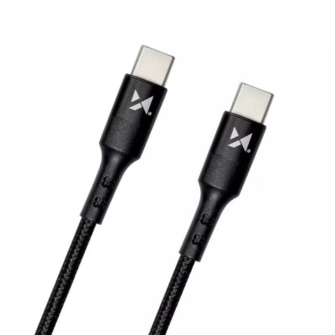 Wozinsky Wozinsky kabel przewód USB Typ C - USB Typ C Power Delivery 18W 1m czarny (WUC-PD-CC1B) Wozinsky Wozinsky kabel przewód USB Typ C - USB Typ C Power Delivery 18W 1m czarny (WUC-PD-CC1B)