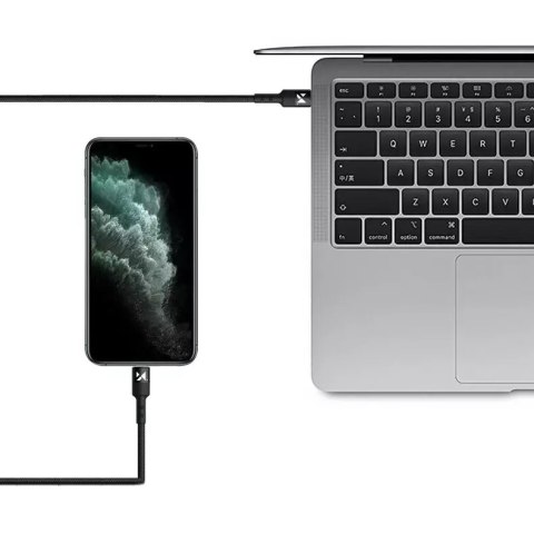 Wozinsky Wozinsky kabel przewód USB Typ C - USB Typ C Power Delivery 18W 1m czarny (WUC-PD-CC1B) Wozinsky Wozinsky kabel przewód USB Typ C - USB Typ C Power Delivery 18W 1m czarny (WUC-PD-CC1B)