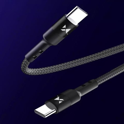 Wozinsky Wozinsky kabel przewód USB Typ C - USB Typ C Power Delivery 18W 1m czarny (WUC-PD-CC1B) Wozinsky Wozinsky kabel przewód USB Typ C - USB Typ C Power Delivery 18W 1m czarny (WUC-PD-CC1B)