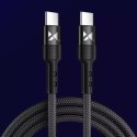 Wozinsky Wozinsky kabel przewód USB Typ C - USB Typ C Power Delivery 18W 1m czarny (WUC-PD-CC1B)