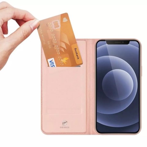 Dux Ducis Dux Ducis Skin Pro kabura etui pokrowiec z klapką iPhone 13 mini różowy Dux Ducis Dux Ducis Skin Pro kabura etui pokrowiec z klapką iPhone 13 mini różowy
