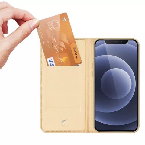 Dux Ducis Dux Ducis Skin Pro kabura etui pokrowiec z klapką iPhone 13 mini złoty Dux Ducis Dux Ducis Skin Pro kabura etui pokrowiec z klapką iPhone 13 mini złoty