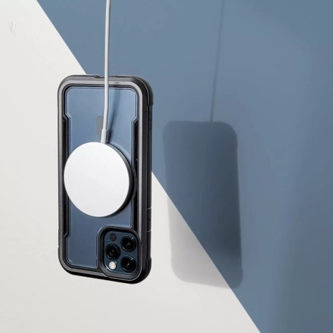 ProducentTymczasowy Raptic Secure Case etui iPhone 14 Pro Max z MagSafe pancerny pokrowiec czarny ProducentTymczasowy Raptic Secure Case etui iPhone 14 Pro Max z MagSafe pancerny pokrowiec czarny