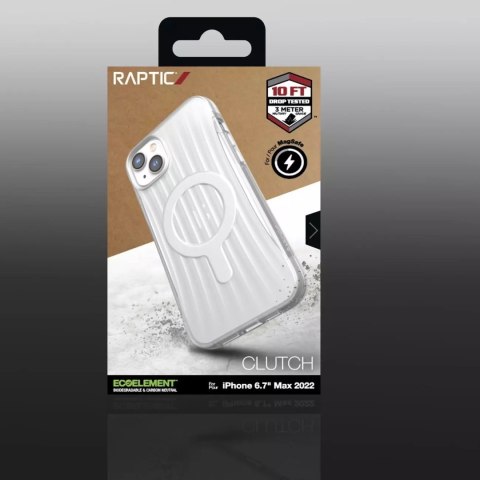 Raptic Raptic Clutch Built Case etui iPhone 14 Plus z MagSafe pokrowiec plecki przezroczysty Raptic Raptic Clutch Built Case etui iPhone 14 Plus z MagSafe pokrowiec plecki przezroczysty