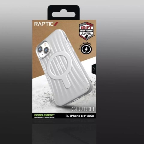 Raptic Raptic Clutch Built Case etui iPhone 14 z MagSafe pokrowiec plecki przezroczysty Raptic Raptic Clutch Built Case etui iPhone 14 z MagSafe pokrowiec plecki przezroczysty