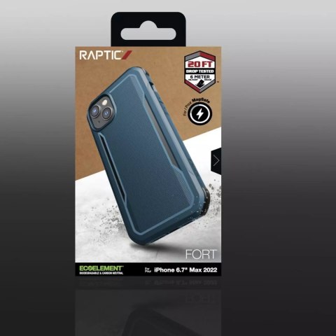 Raptic Raptic Fort Case etui iPhone 14 z MagSafe pancerny pokrowiec niebieski Raptic Raptic Fort Case etui iPhone 14 z MagSafe pancerny pokrowiec niebieski