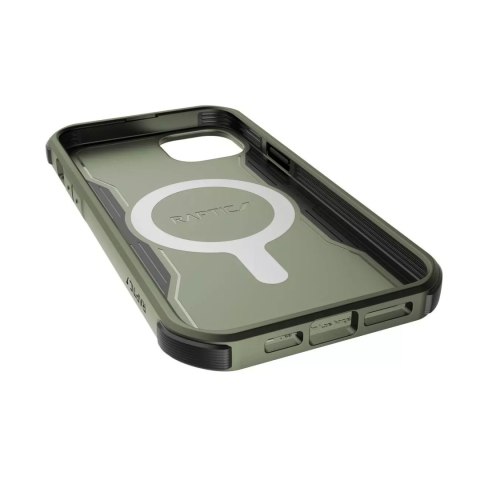 Raptic Raptic Fort Case etui iPhone 14 z MagSafe pancerny pokrowiec zielony Raptic Raptic Fort Case etui iPhone 14 z MagSafe pancerny pokrowiec zielony