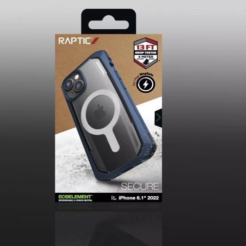 Raptic Raptic Secure Case etui iPhone 14 z MagSafe pancerny pokrowiec niebieski Raptic Raptic Secure Case etui iPhone 14 z MagSafe pancerny pokrowiec niebieski