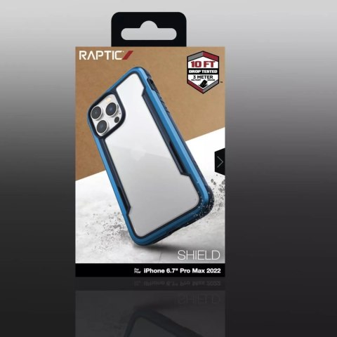 Raptic Raptic Shield Case etui iPhone 14 Pro Max pancerny pokrowiec niebieski Raptic Raptic Shield Case etui iPhone 14 Pro Max pancerny pokrowiec niebieski