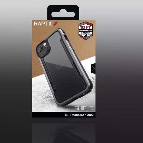 Raptic Raptic Shield Case etui iPhone 14 pancerny pokrowiec czarny Raptic Raptic Shield Case etui iPhone 14 pancerny pokrowiec czarny