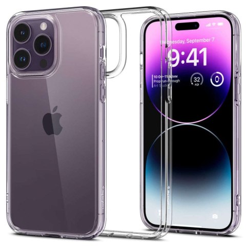 Spigen Etui ochronne na telefon Spigen Ultra Hybrid Case obudowa do Apple iPhone 14 Pro Crystal Clear Spigen Etui ochronne na telefon Spigen Ultra Hybrid Case obudowa do Apple iPhone 14 Pro Crystal Clear
