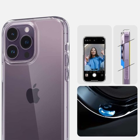 Spigen Etui ochronne na telefon Spigen Ultra Hybrid Case obudowa do Apple iPhone 14 Pro Crystal Clear Spigen Etui ochronne na telefon Spigen Ultra Hybrid Case obudowa do Apple iPhone 14 Pro Crystal Clear