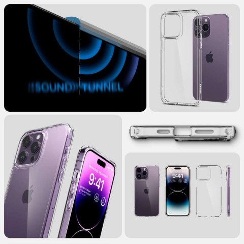 Spigen Etui ochronne na telefon Spigen Ultra Hybrid Case obudowa do Apple iPhone 14 Pro Crystal Clear Spigen Etui ochronne na telefon Spigen Ultra Hybrid Case obudowa do Apple iPhone 14 Pro Crystal Clear