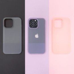 Kingxbar Kingxbar Plain Series etui pokrowiec do iPhone 13 Pro Max silikonowa obudowa fioletowy
