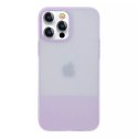 Kingxbar Kingxbar Plain Series etui pokrowiec do iPhone 13 Pro Max silikonowa obudowa fioletowy