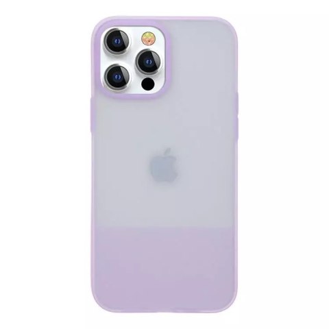 Kingxbar Kingxbar Plain Series etui pokrowiec do iPhone 13 Pro Max silikonowa obudowa fioletowy Kingxbar Kingxbar Plain Series etui pokrowiec do iPhone 13 Pro Max silikonowa obudowa fioletowy