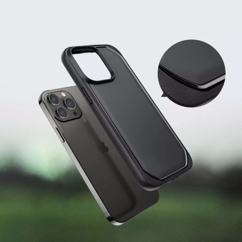 Raptic Raptic Slim Case etui iPhone 14 Pro pokrowiec plecki czarny Raptic Raptic Slim Case etui iPhone 14 Pro pokrowiec plecki czarny