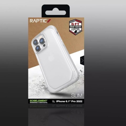 Raptic Raptic Slim Case etui iPhone 14 Pro pokrowiec plecki przezroczysty Raptic Raptic Slim Case etui iPhone 14 Pro pokrowiec plecki przezroczysty
