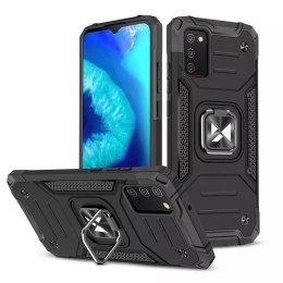 Wozinsky Wozinsky Ring Armor pancerne hybrydowe etui pokrowiec + magnetyczny uchwyt Samsung Galaxy A03s czarny