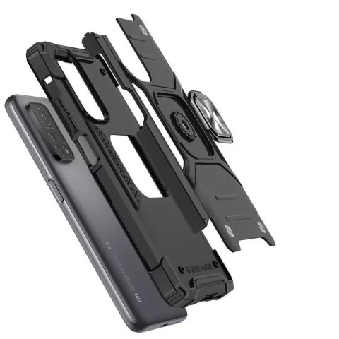 Wozinsky Wozinsky Ring Armor pancerne hybrydowe etui pokrowiec + magnetyczny uchwyt Samsung Galaxy A03s czarny Wozinsky Wozinsky Ring Armor pancerne hybrydowe etui pokrowiec + magnetyczny uchwyt Samsung Galaxy A03s czarny