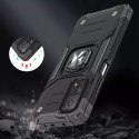 Wozinsky Wozinsky Ring Armor pancerne hybrydowe etui pokrowiec + magnetyczny uchwyt Samsung Galaxy A03s czarny