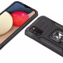 Wozinsky Wozinsky Ring Armor pancerne hybrydowe etui pokrowiec + magnetyczny uchwyt Samsung Galaxy A03s niebieski