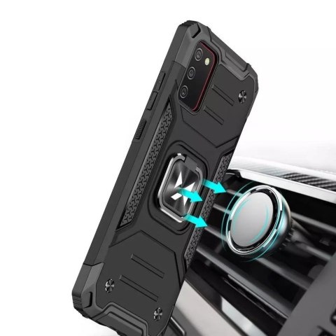 Wozinsky Wozinsky Ring Armor pancerne hybrydowe etui pokrowiec + magnetyczny uchwyt Samsung Galaxy A03s niebieski Wozinsky Wozinsky Ring Armor pancerne hybrydowe etui pokrowiec + magnetyczny uchwyt Samsung Galaxy A03s niebieski
