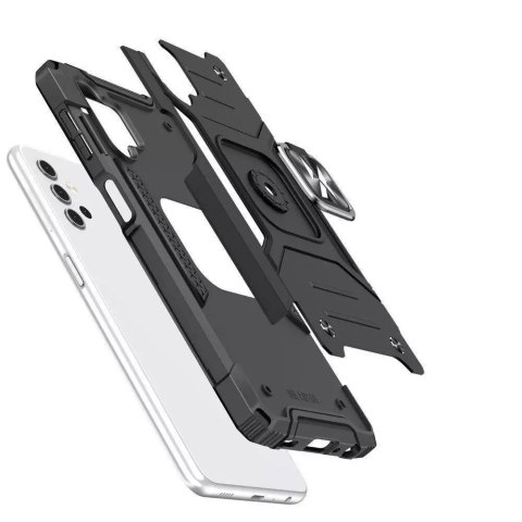 Wozinsky Wozinsky Ring Armor pancerne hybrydowe etui pokrowiec + magnetyczny uchwyt Samsung Galaxy A13 5G czarny Wozinsky Wozinsky Ring Armor pancerne hybrydowe etui pokrowiec + magnetyczny uchwyt Samsung Galaxy A13 5G czarny