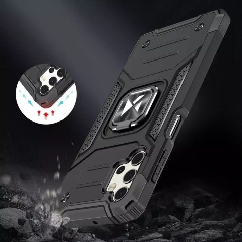 Wozinsky Wozinsky Ring Armor pancerne hybrydowe etui pokrowiec + magnetyczny uchwyt Samsung Galaxy A13 5G czarny Wozinsky Wozinsky Ring Armor pancerne hybrydowe etui pokrowiec + magnetyczny uchwyt Samsung Galaxy A13 5G czarny